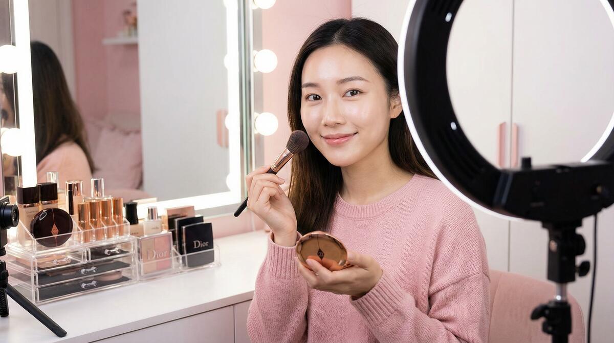 国产自拍美妆视频教程